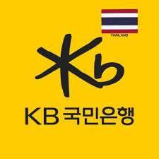 KB international bank icon with yellow accent