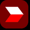 Payment icon with red background and T symbol
