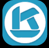 KTB bank payment icon with blue background