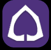 TTB bank payment icon with purple background