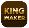 King Maker Gaming partner icon with black and gold design
