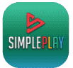 SimplePlay Gaming partner icon with teal background