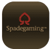 Spadegaming partner icon with brown and gold design